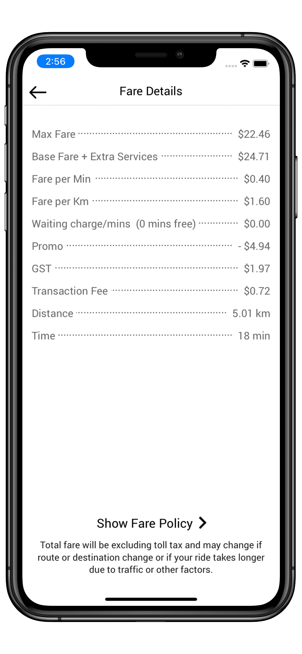 taxi app development