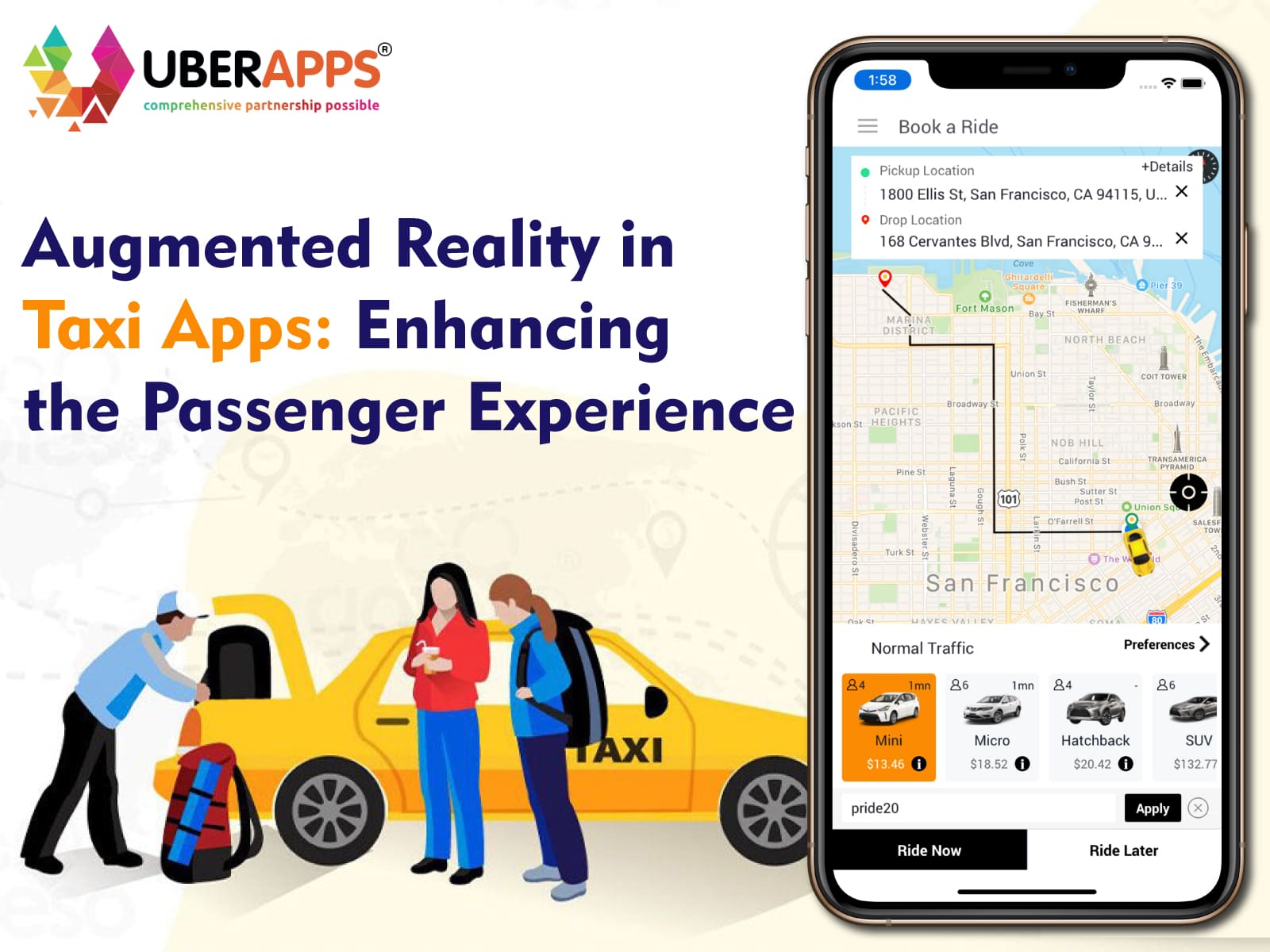 Augmented Reality in Taxi Apps: Enhancing the Passenger Experience