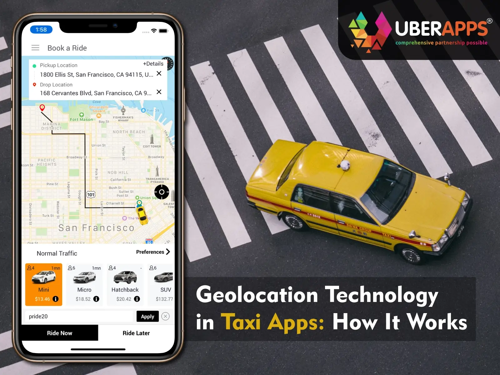 Geolocation Technology in Taxi Apps: How It Works