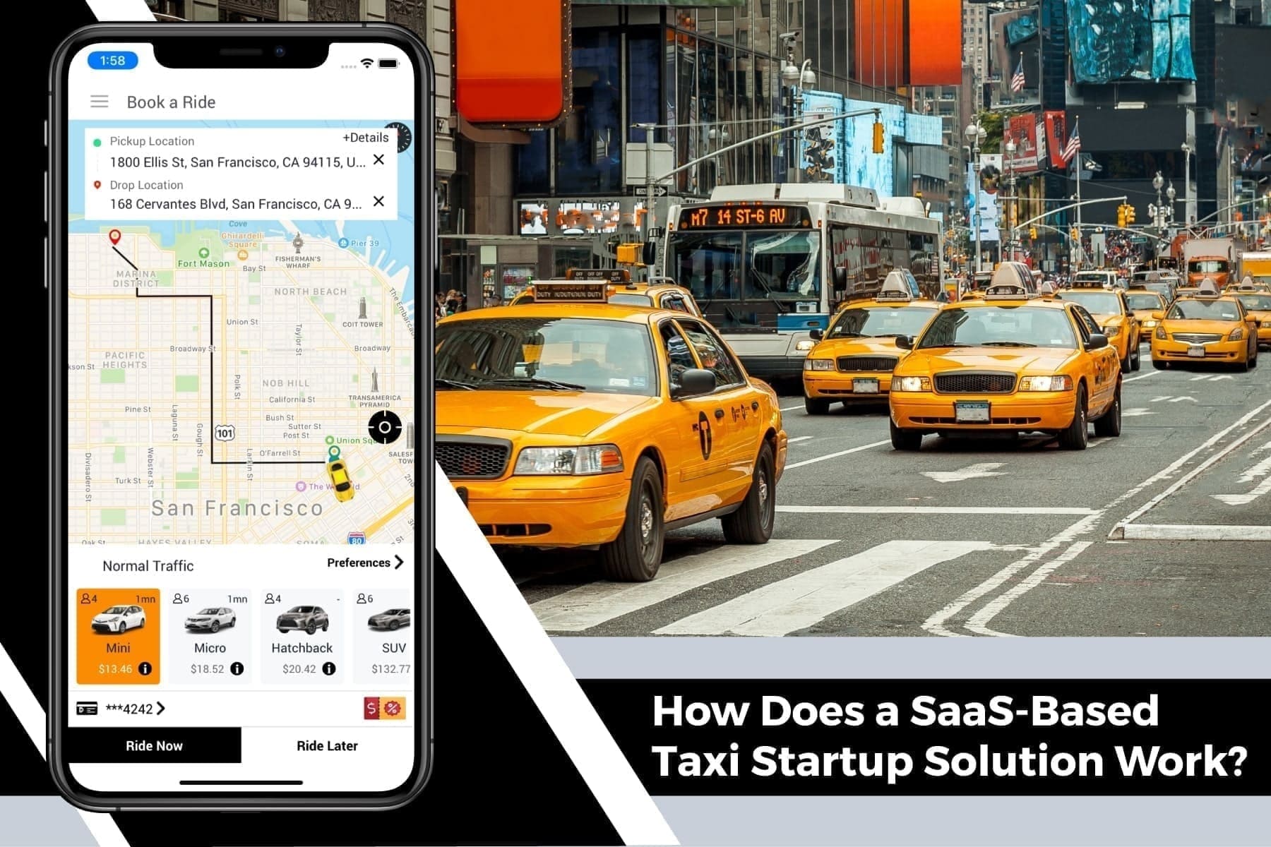 How Does A SaaS-Based Taxi Startup Solution Work