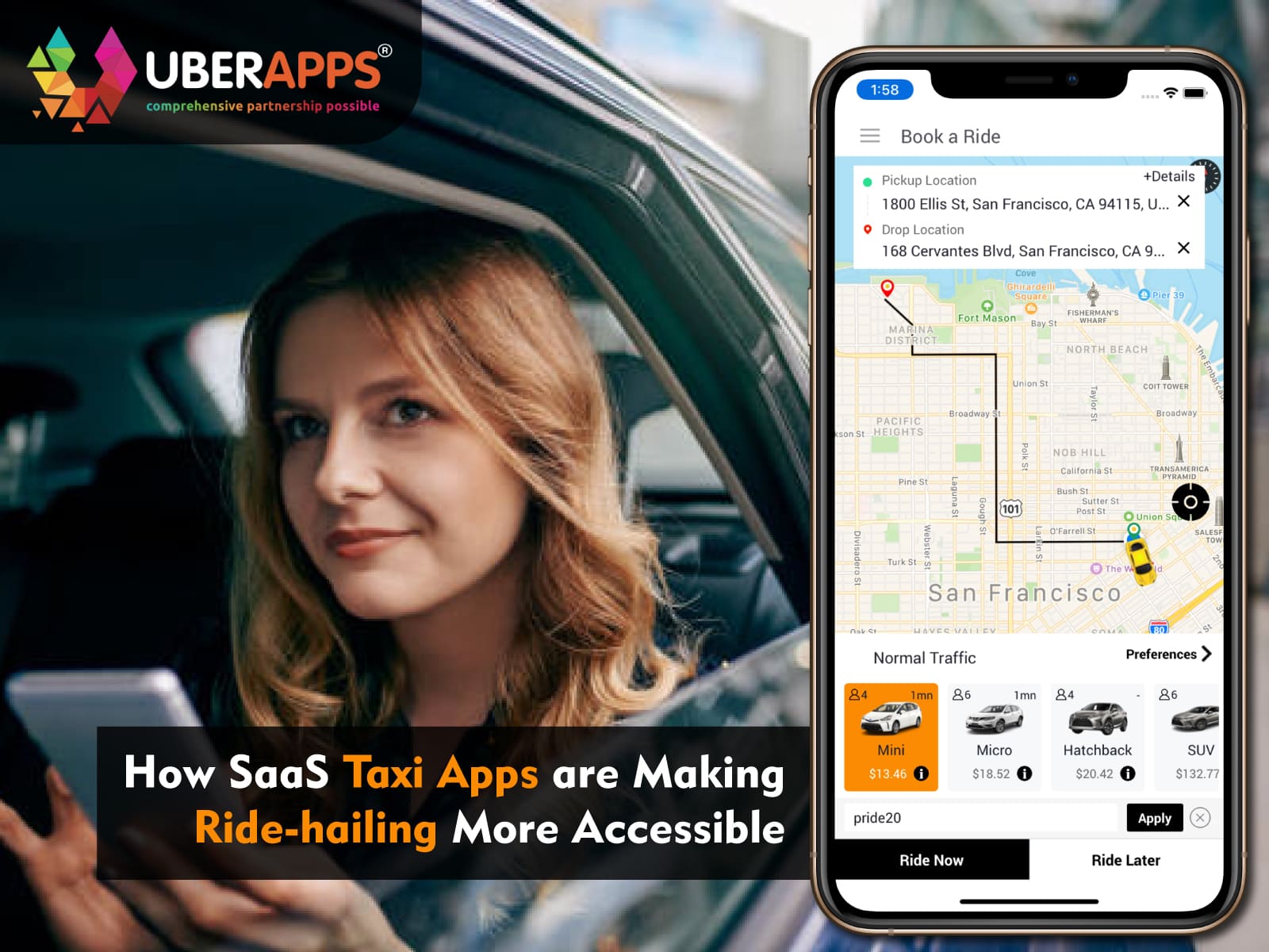 How SaaS Taxi Apps are Making Ride-hailing More Accessible<