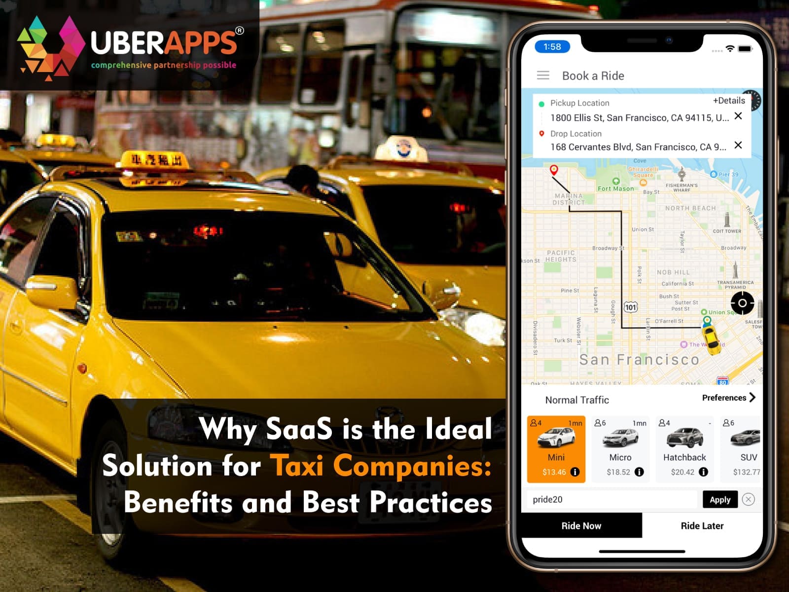 Why SaaS is the Ideal Solution for Taxi Companies: Benefits and Best Practices