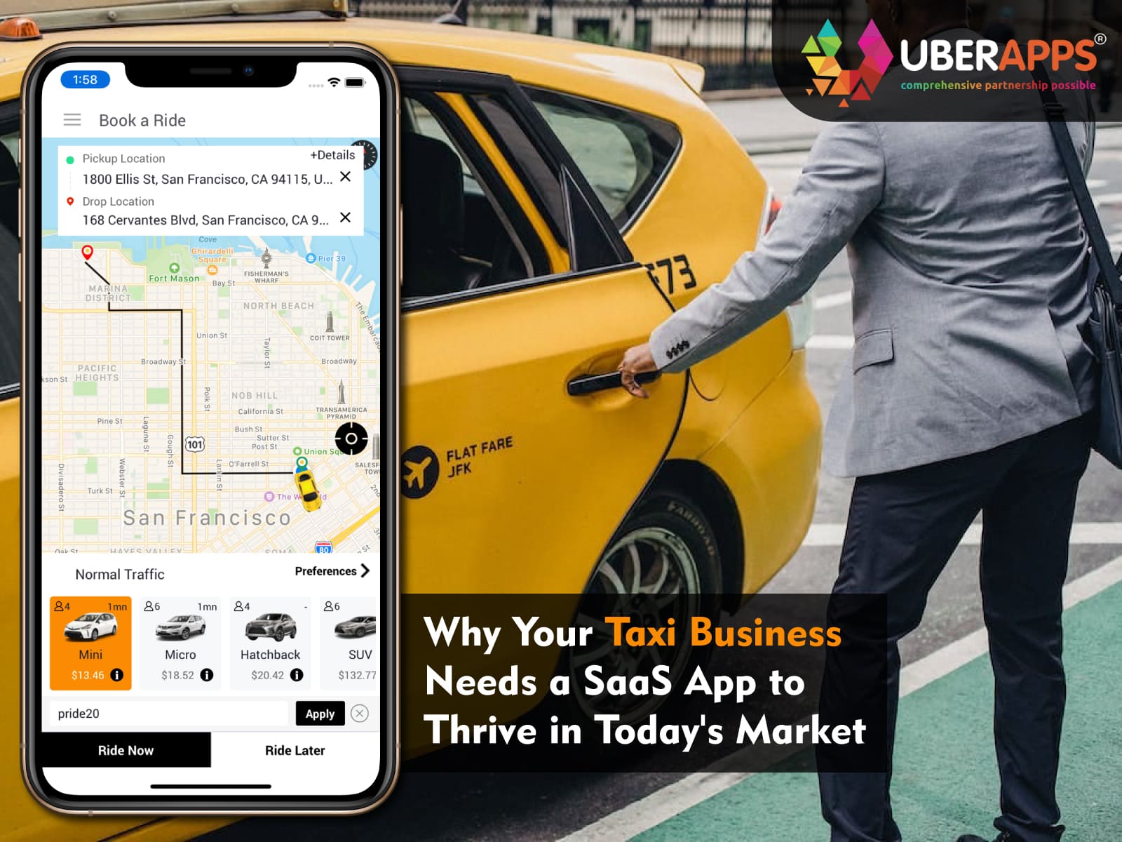 Why Your Taxi Business Needs a SaaS App to Thrive in Today's Market